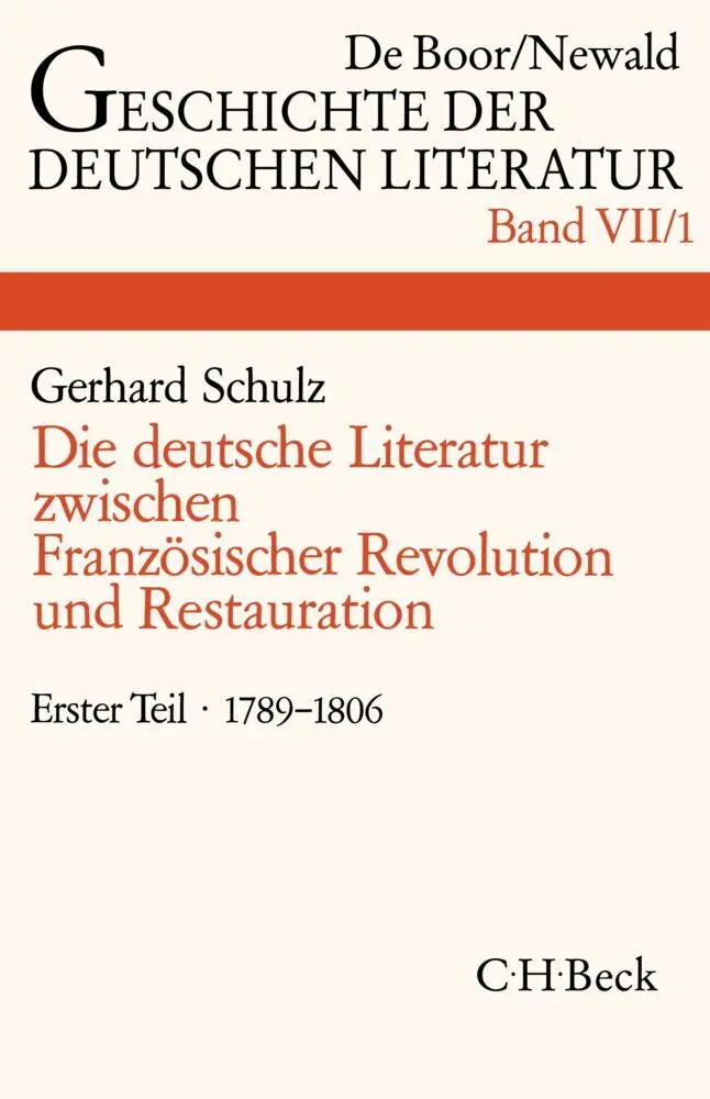 Cover: 9783406467004 | Geschichte der deutschen Literatur Bd. 7/1: Das Zeitalter der...